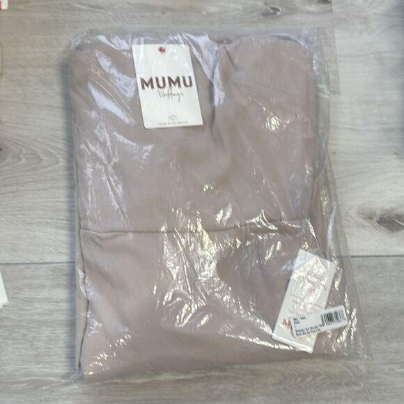 Show Me Your Mumu Shannon One Shoulder Dress Show me the Ring Crisp L Nwt - Picture 6 of 7